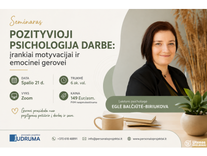  Pozityvioji psichologija darbe